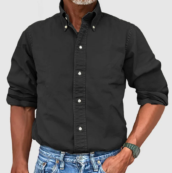 Nelson | Camisa esencial de manga larga