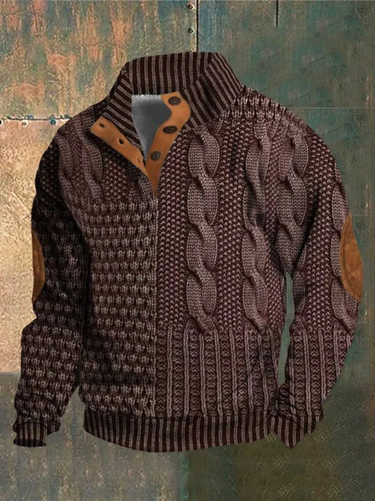 Georges™ – Suéter estampado vintage